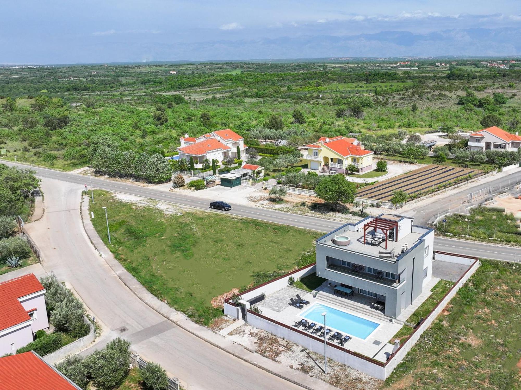 Murvica  Villa Tia With Heated Pool & Jacuzzi מראה חיצוני תמונה