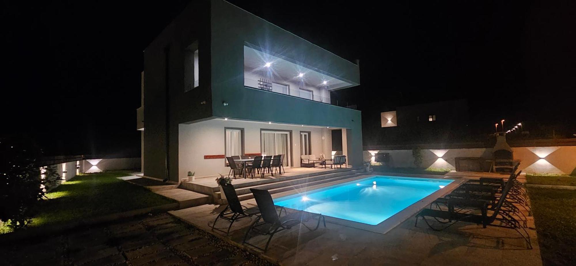 Murvica  Villa Tia With Heated Pool & Jacuzzi מראה חיצוני תמונה