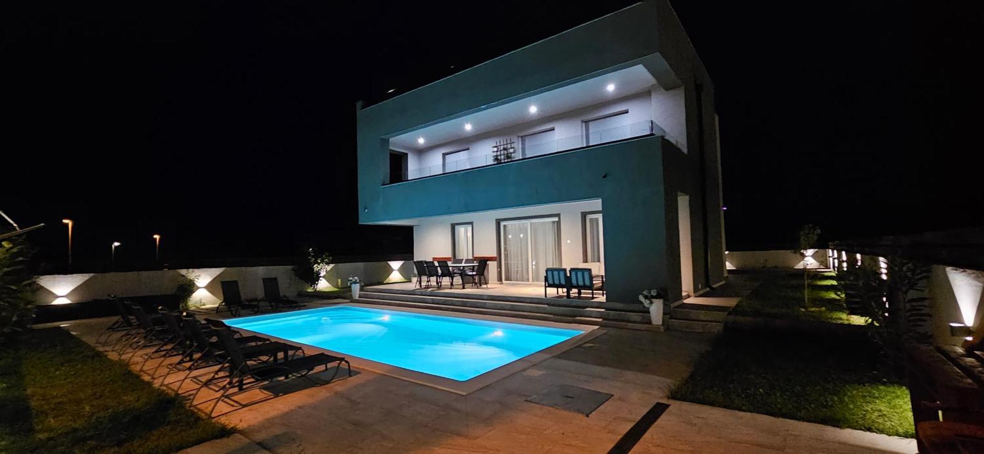Murvica  Villa Tia With Heated Pool & Jacuzzi מראה חיצוני תמונה